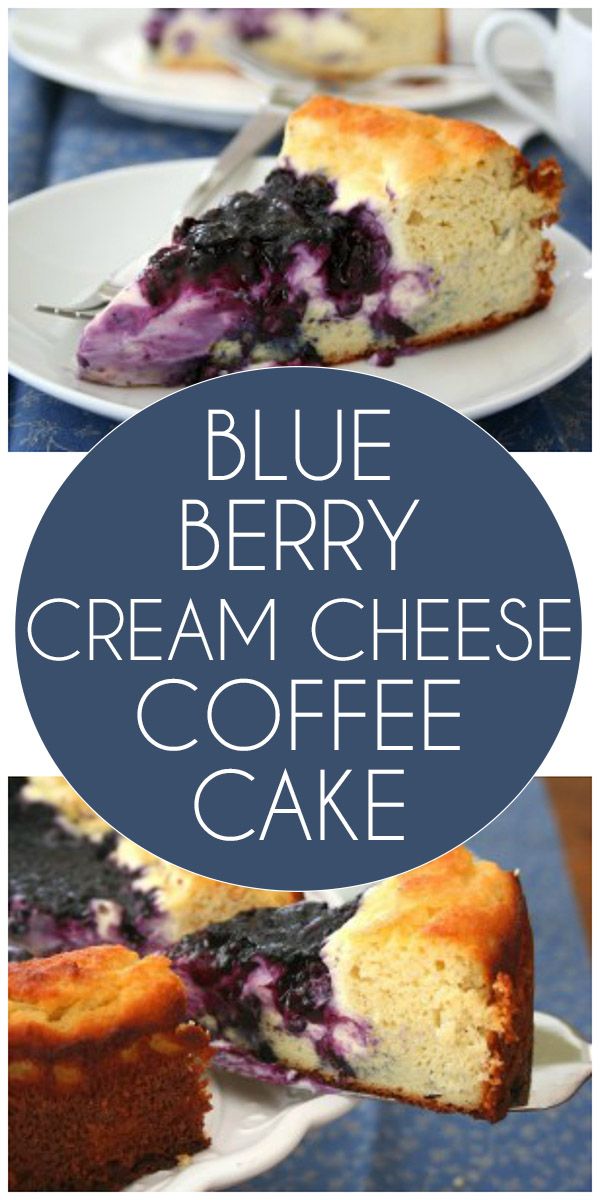 Blueberry Cream Cheese Coffeecake (Low Carb and Gluten-Free