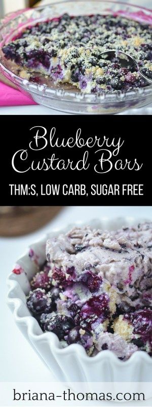 Blueberry Custard Bars