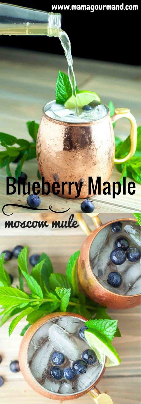 Blueberry Maple Moscow Mule