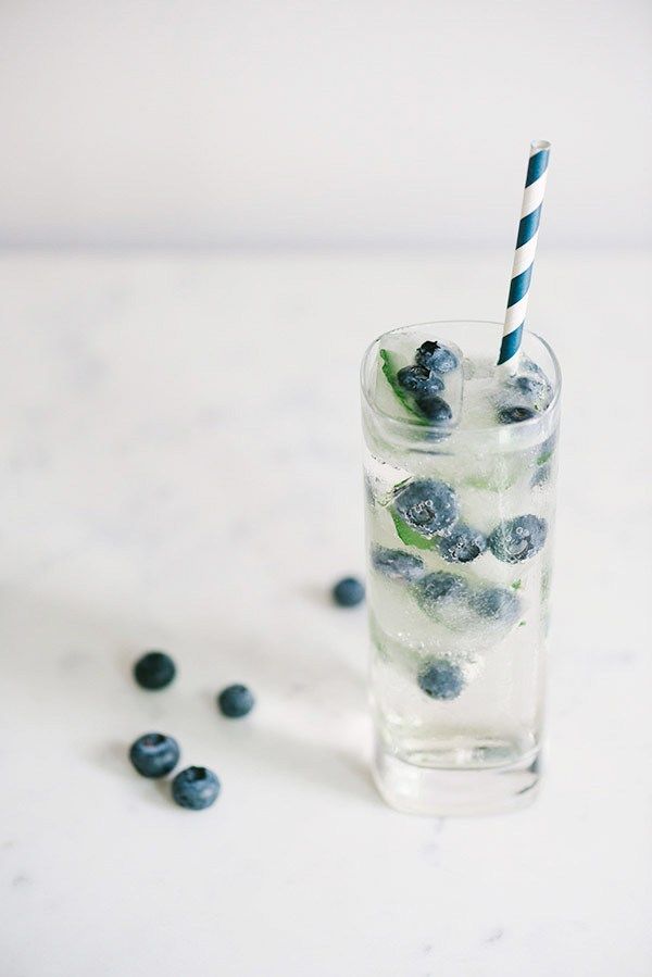 Blueberry Mint Fizz