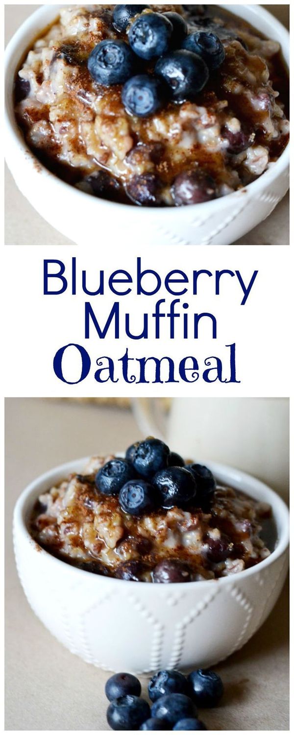 Blueberry Muffin Overnight Oatmeal