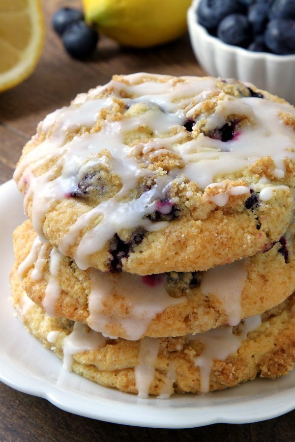 Blueberry Muffin Top Cookies