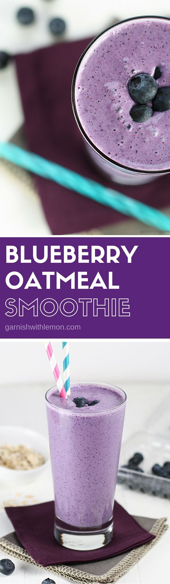 Blueberry Oatmeal Smoothie