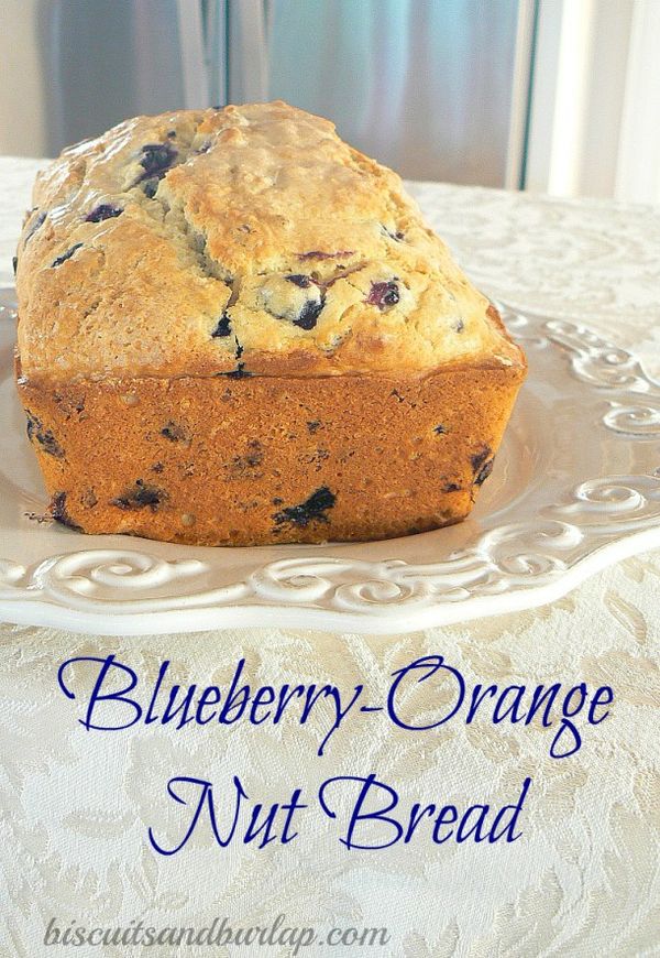 Blueberry Orange Nut Bread