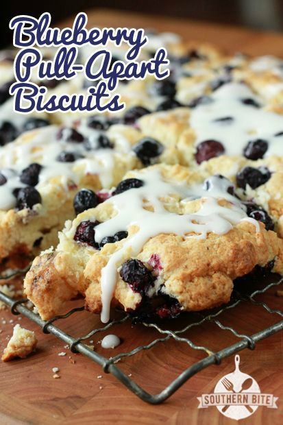 Blueberry Pull-Apart Biscuits