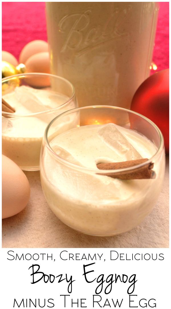 Boozy Eggnog Without The Raw Eggs