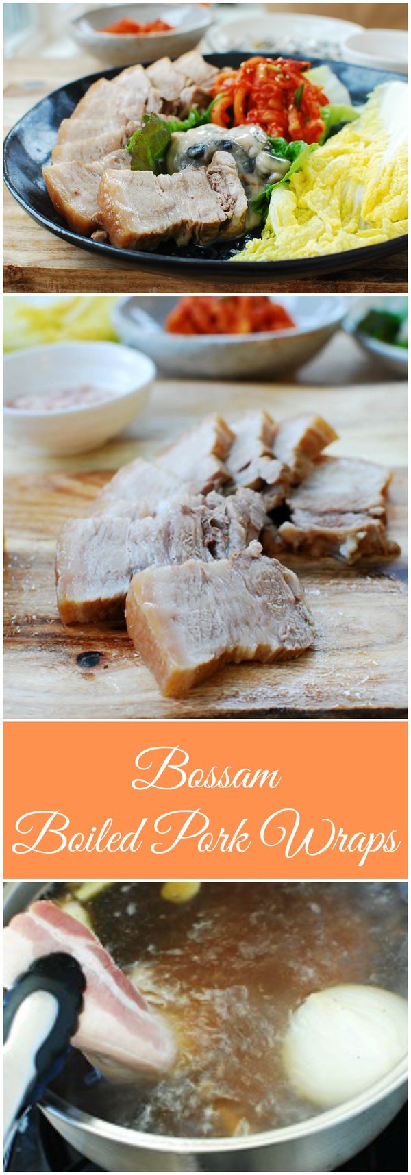 Bossam (Boiled Pork Wraps