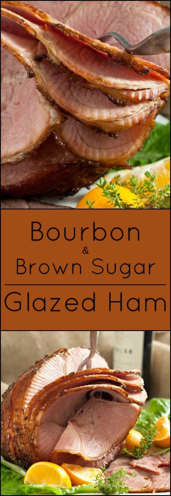 Bourbon And Brown Sugar Glazed Ham