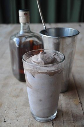 Bourbon Chocolate Milkshake