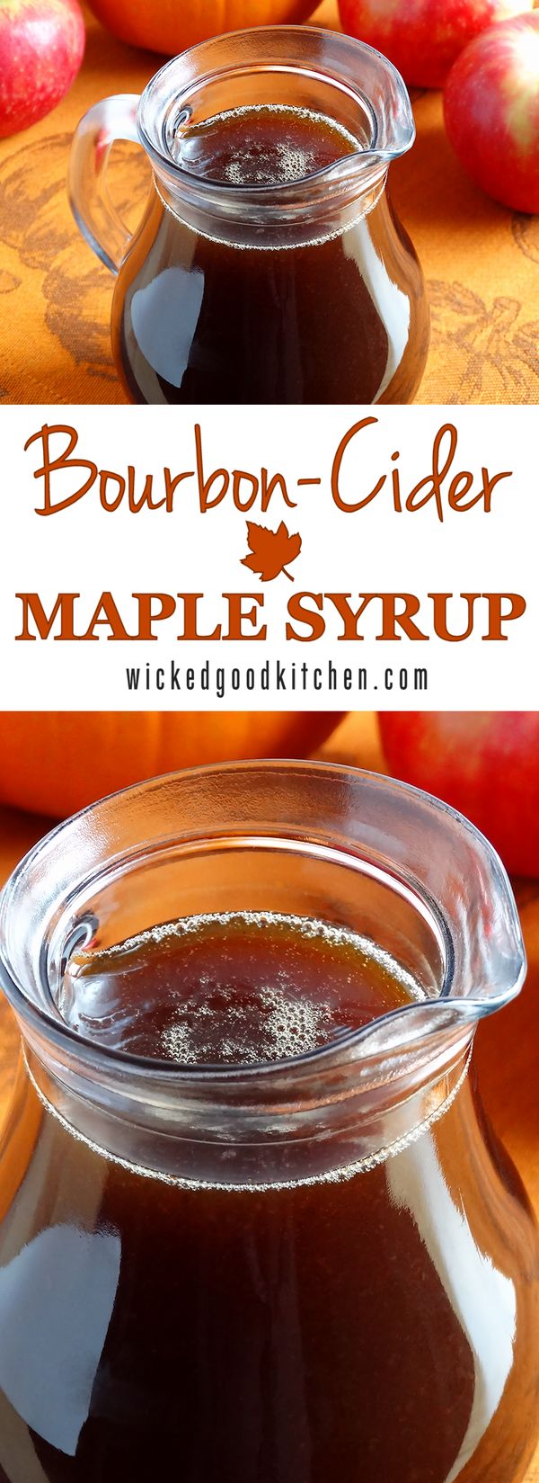 Bourbon-Cider Maple Syrup