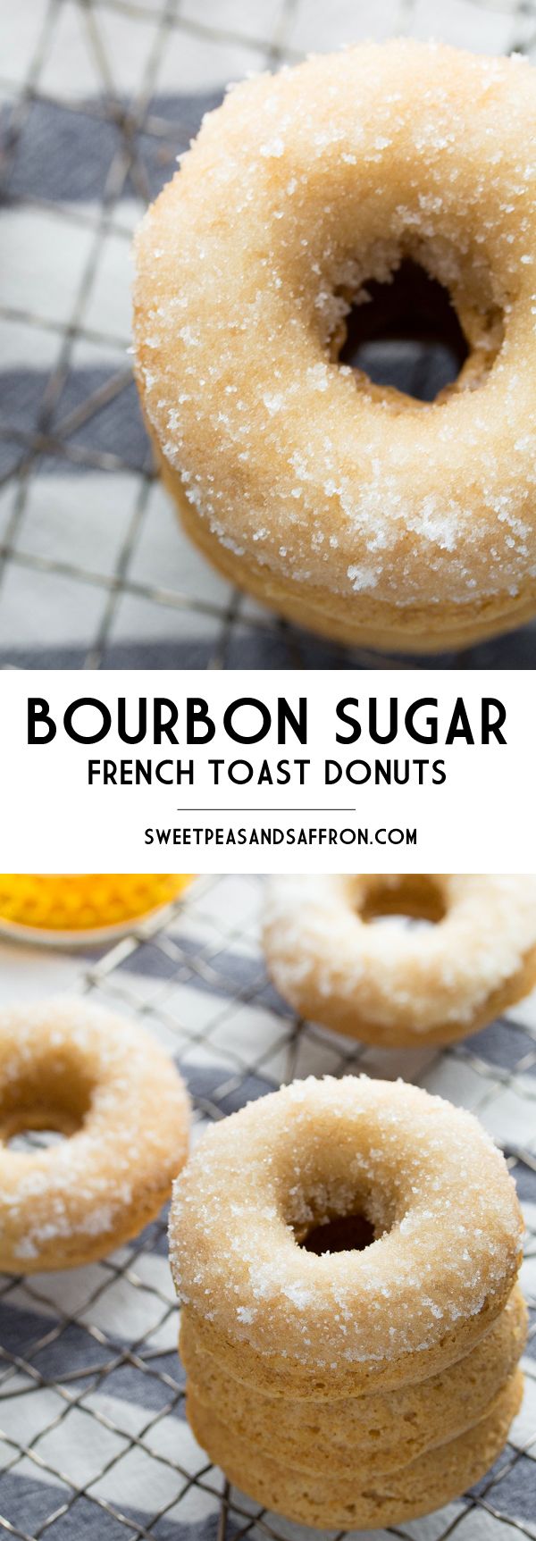 Bourbon-Sugared French Toast Donuts