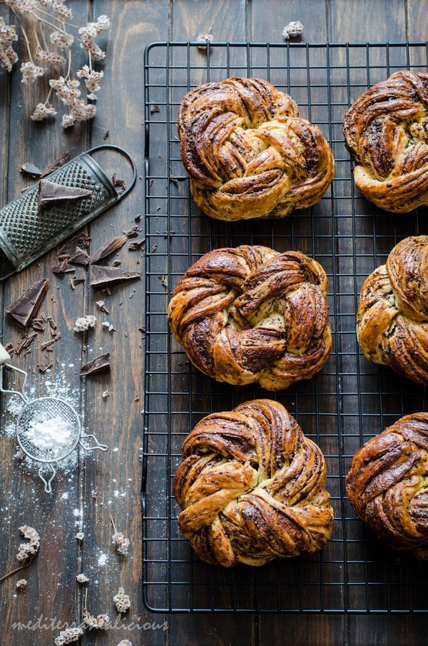 Braided Chocolate Brioche