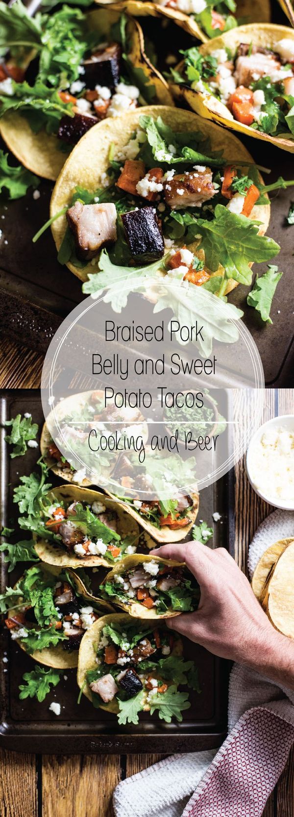 Braised Pork Belly and Sweet Potato Tacos