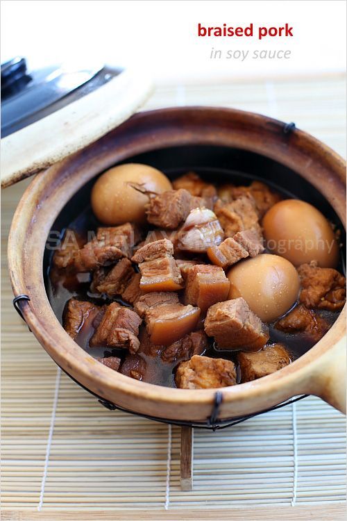 Braised Pork Belly in Soy Sauce (Tau Yew Bak