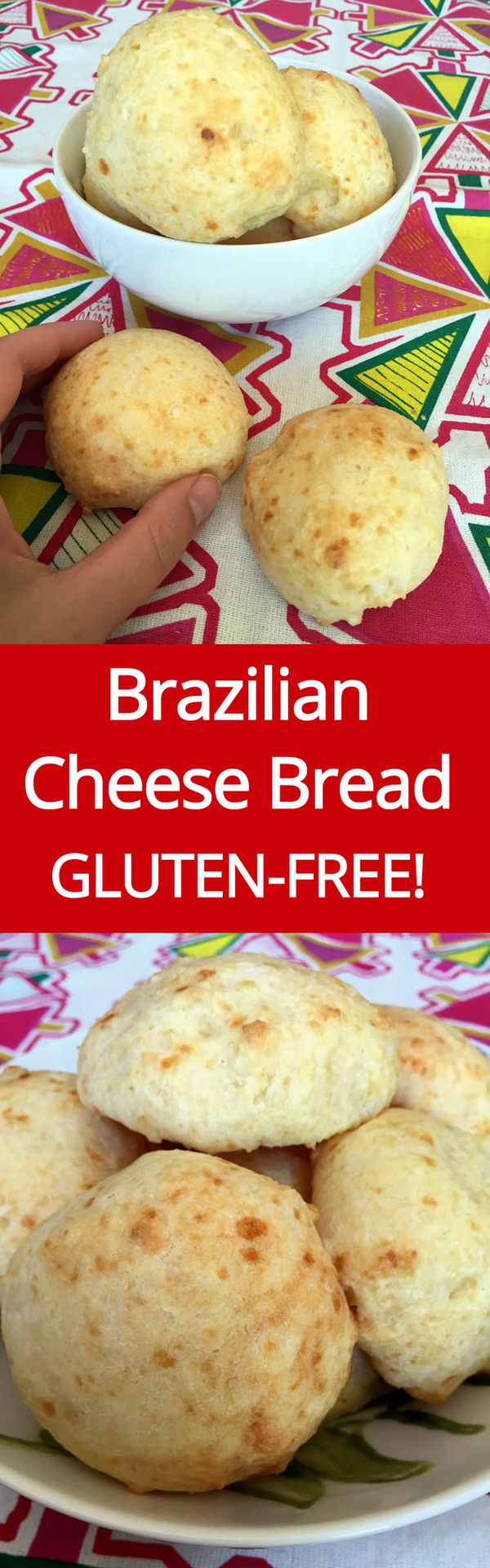 Brazilian Cheese Bread Recipe (Pao de Queijo - Gluten-Free