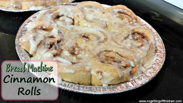 Bread Machine Cinnamon Rolls