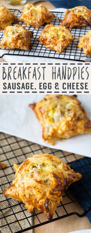 Breakfast Hand Pies with Sausage, Egg and Cheese