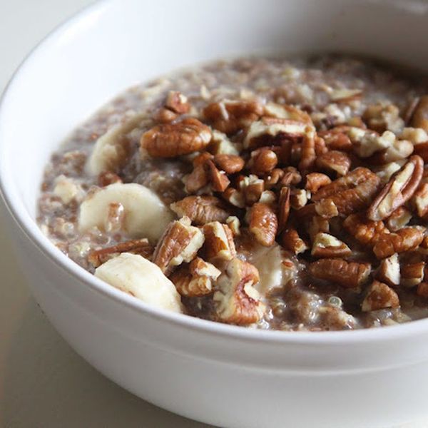 Breakfast Quinoa with Oats and Chia Seeds