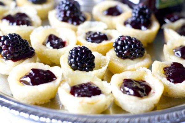 Brie and Blackberry Tartlets