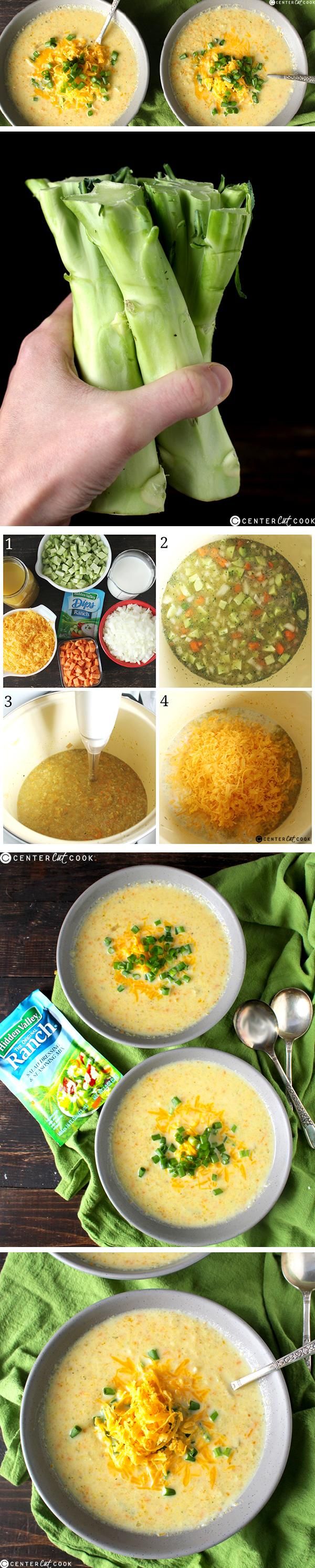 Broccoli Ranch Cheese Soup