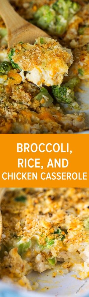 Broccoli, Rice, and Chicken Casserole