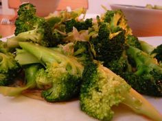 Broccoli With Oyster Sauce