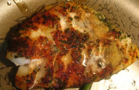 Broiled Orange Roughy With Lemon, Fines Herbes and Paprika