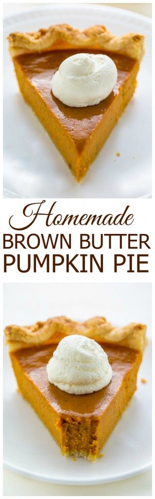 Brown Butter Pumpkin Pie