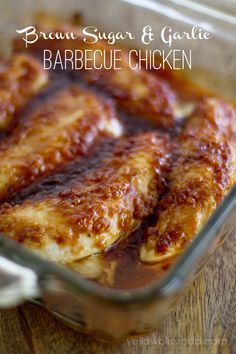 Brown Sugar & Garlic Barbecue Chicken