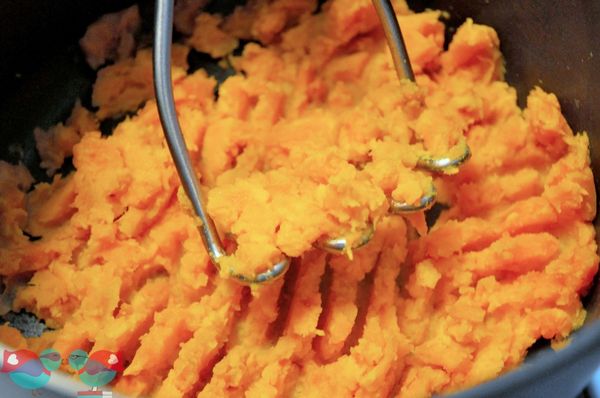 Brown Sugar and Cinnamon Mashed Sweet Potatoes