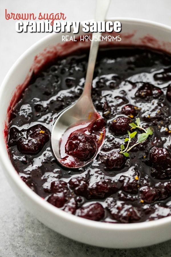 Brown Sugar Cranberry Sauce