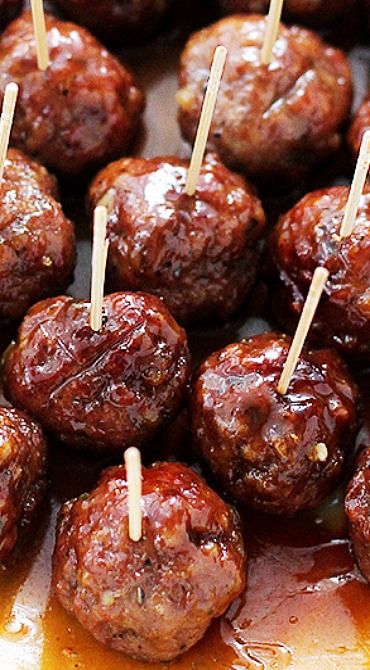 Brown Sugar-Glazed Turkey Meatballs