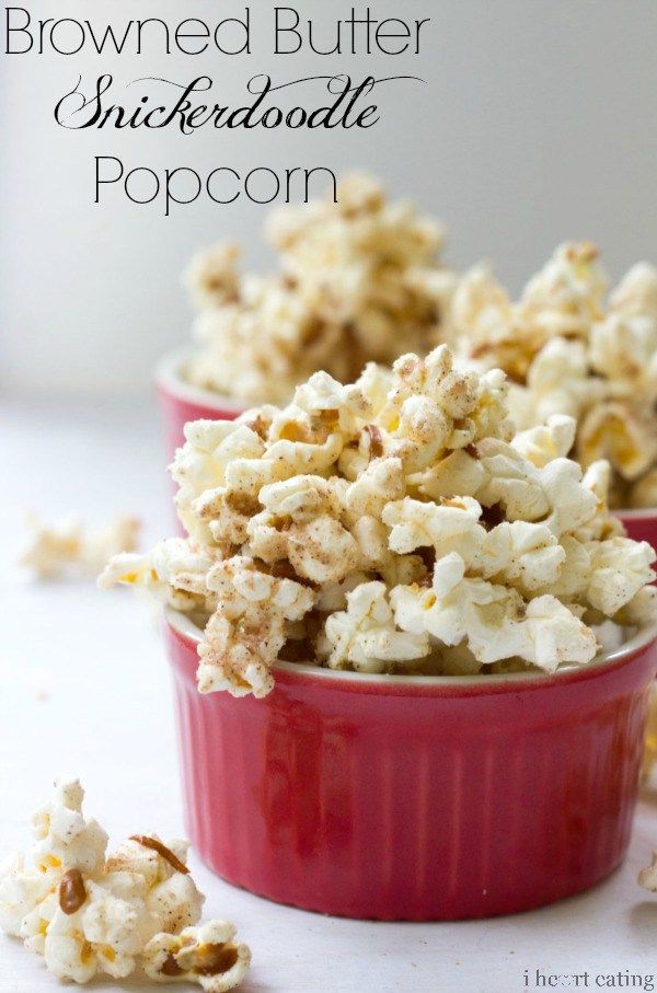 Browned Butter Snickerdoodle Popcorn