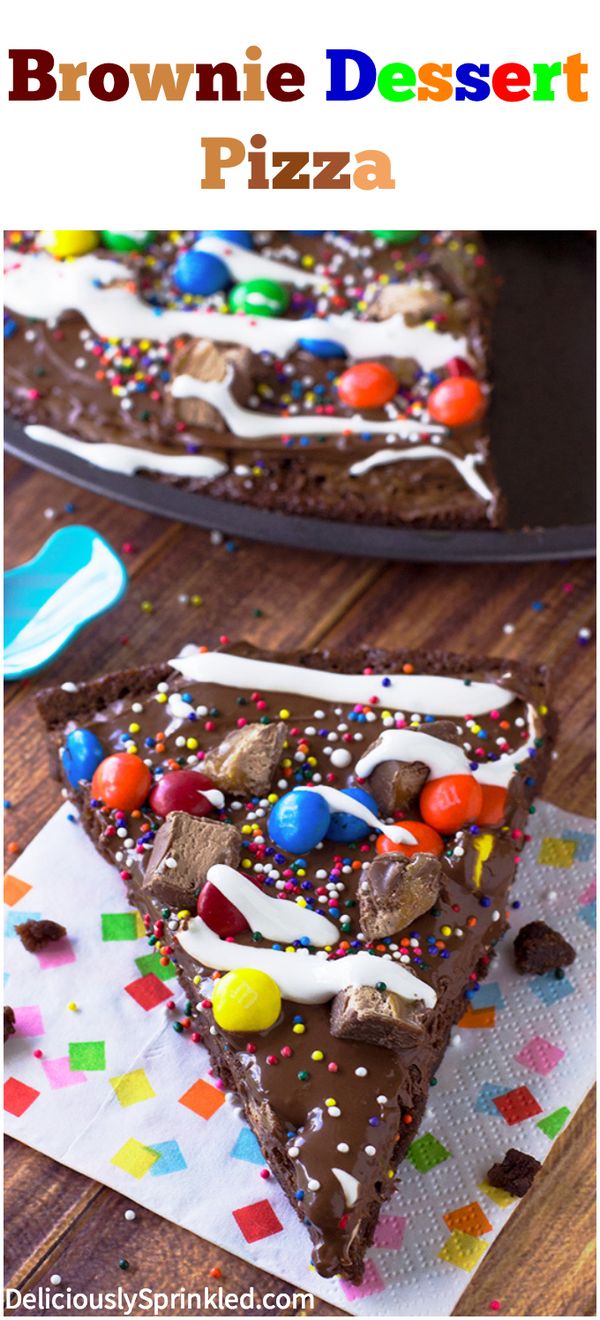 Brownie Dessert Pizza