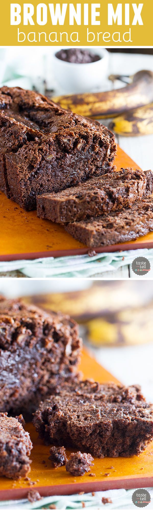 Brownie Mix Banana Bread