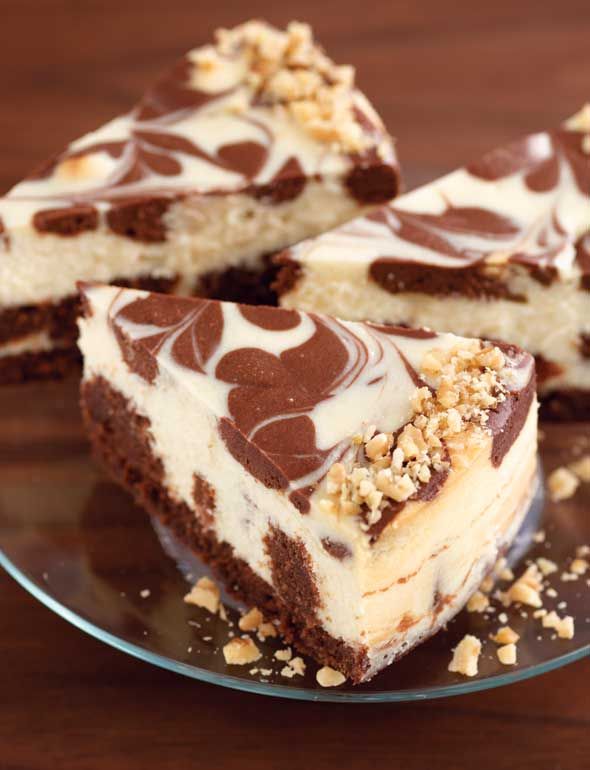 Brownie Swirl Cheesecake