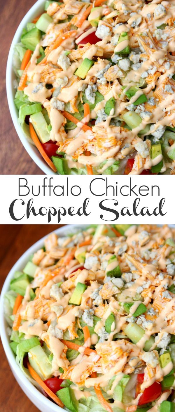 Buffalo Chicken Chopped Salad