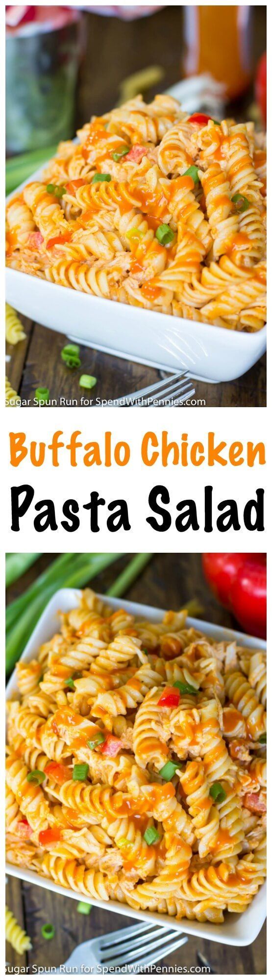 Buffalo Chicken Pasta Salad