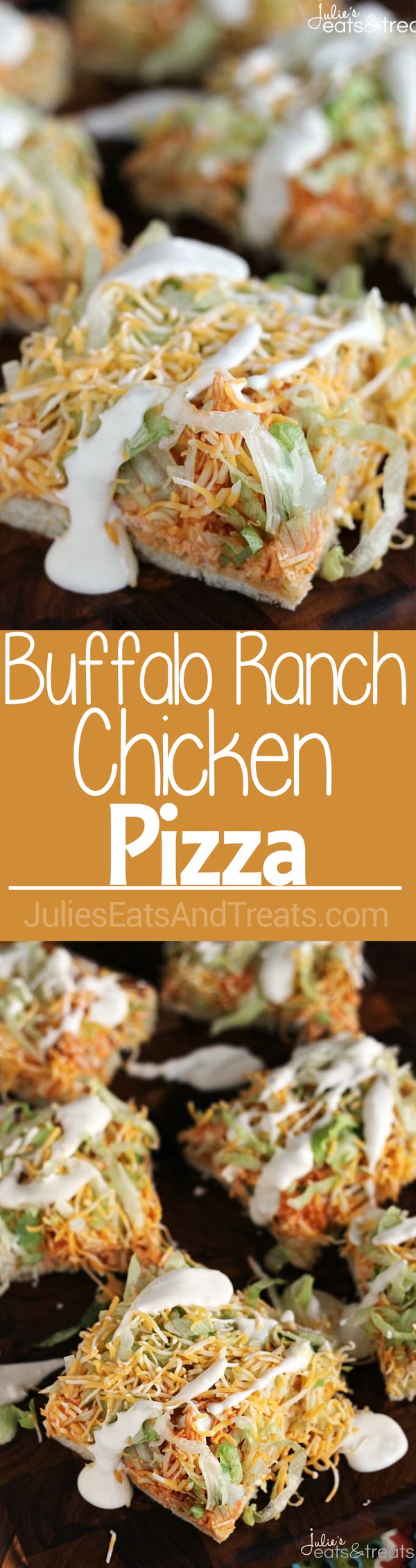 Buffalo Ranch Chicken Pizza