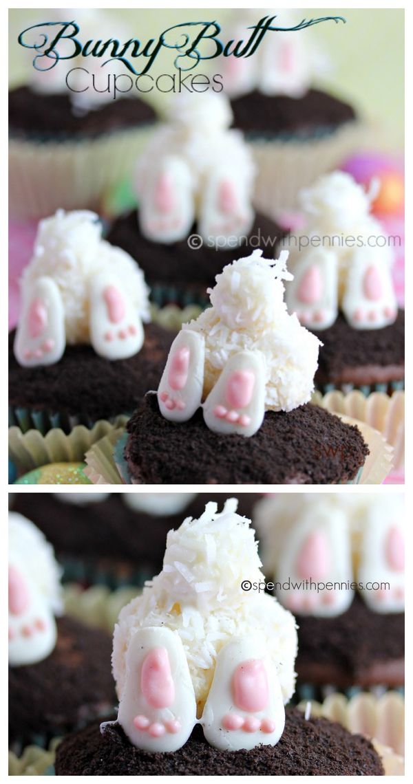 Bunny Butt Cupcakes