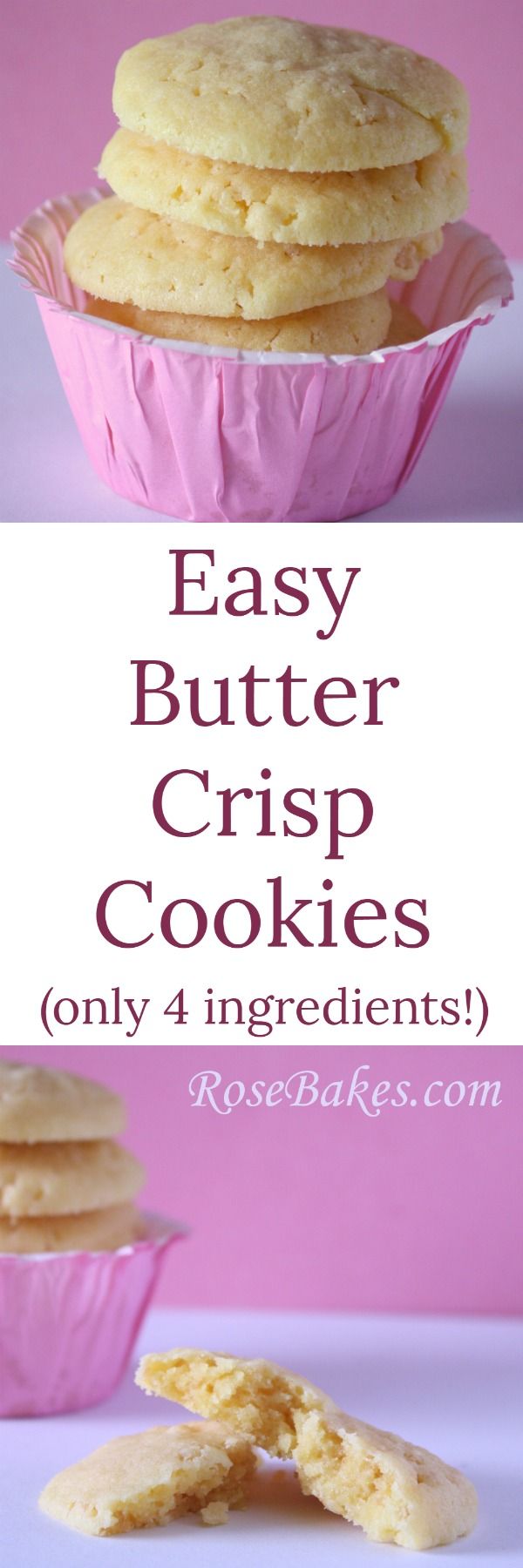 Butter Crisp Cookies