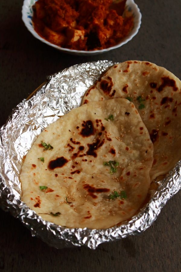 Butter naan recipe | how to make tawa butter naan