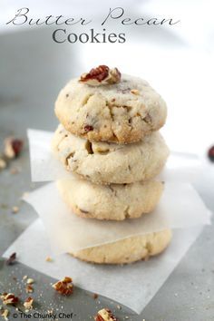 Butter Pecan Melt in Your Mouth Cookies