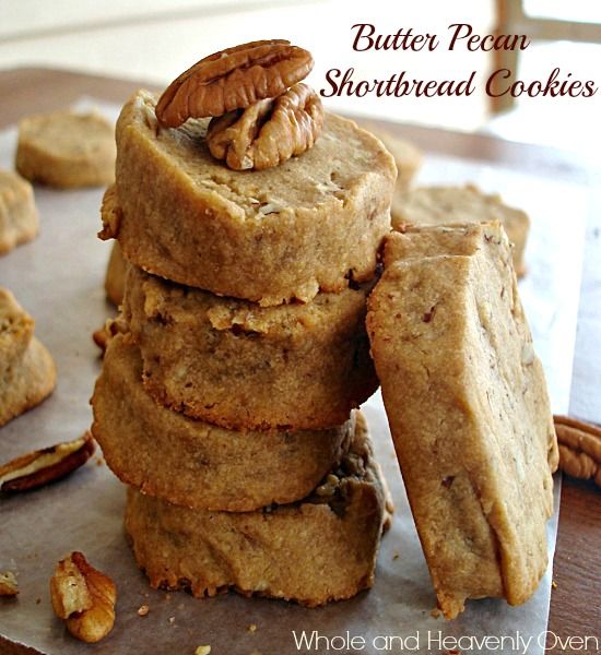 Butter Pecan Shortbread Cookies