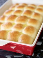 Butter-Topped One Hour Dinner Rolls