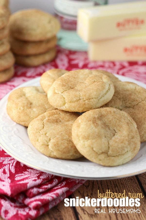 Buttered Rum Snickerdoodles