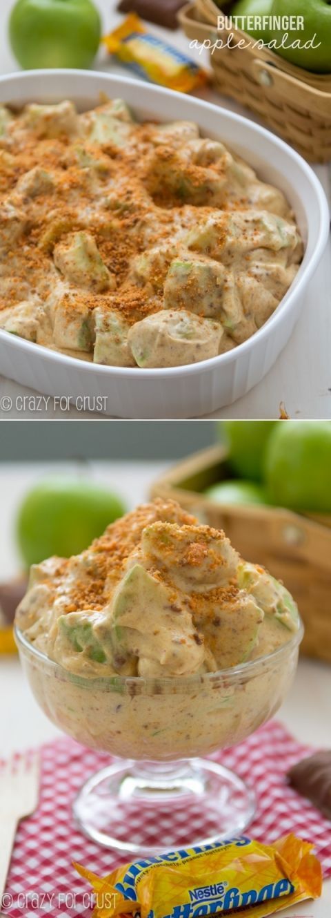 Butterfinger Apple Salad