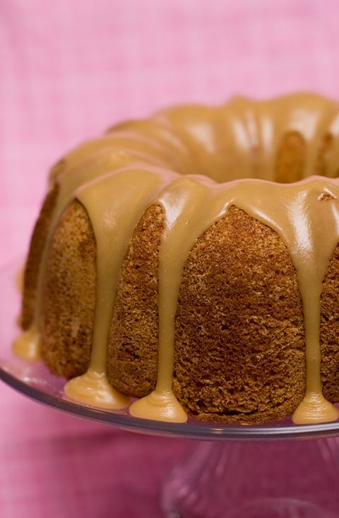 Buttermilk Cake with Caramel Icing