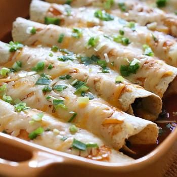 Butternut Squash and Black Bean Enchiladas