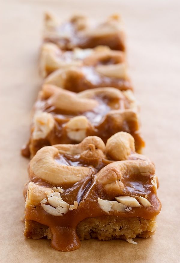 Butterscotch Cashew Bars